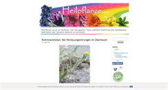 Desktop Screenshot of heilpflanze.org